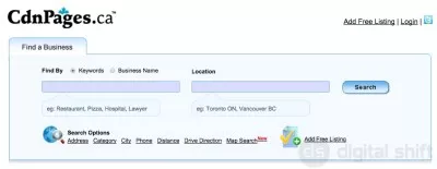 How to add your free listing to CdnPages.ca-1