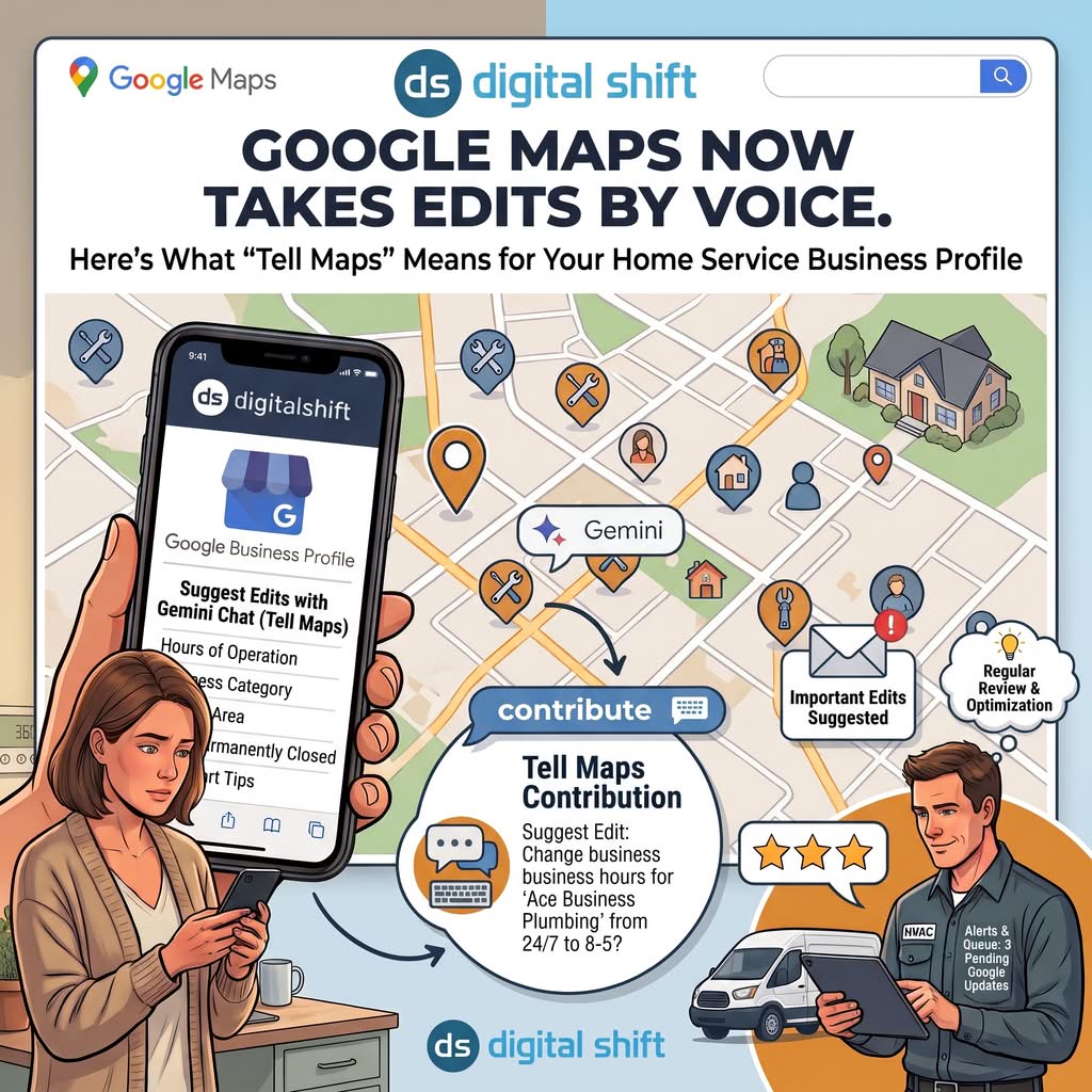google maps now takes edits by voice. here's what tell maps means for your business profile square